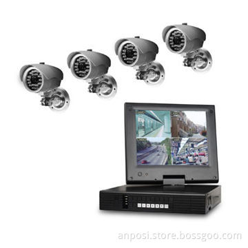 Network DVRs with 704 x 576 Pixels Resolution and Network Control Supported